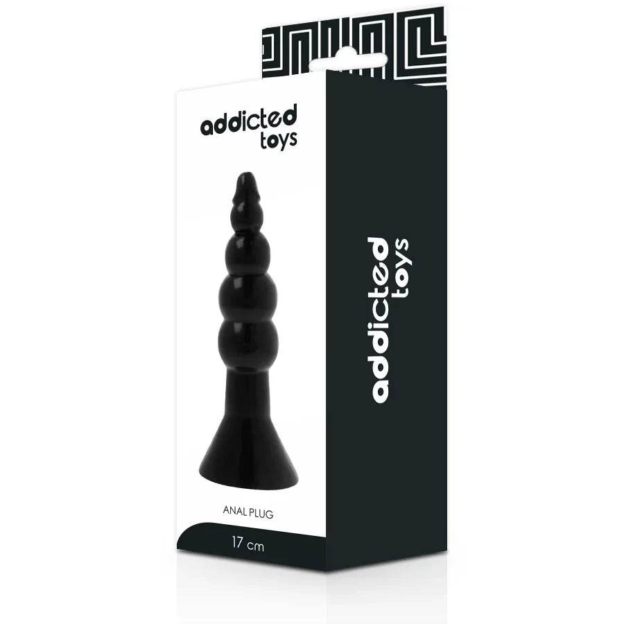 Addicted Toys – Plug Anal 17 cm Noir