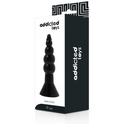 Addicted Toys – Plug Anal 17 cm Noir