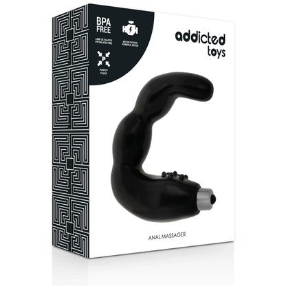 ADDICTED TOYS - MASAJEADOR DE PRÓSTATA CON VIBRACIÓN ANAL