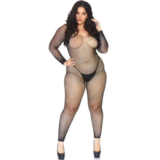 Leg Avenue – Bas de Corps en Filet Cristallisé Leg Avenue – 1X 2X