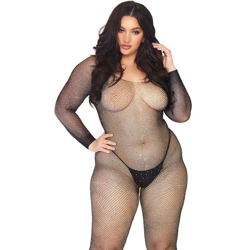 Leg Avenue – Bas de Corps en Filet Cristallisé Leg Avenue – 1X 2X