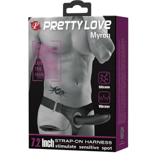 PRETTY LOVE - MYRON WITH VIBRATION AND HOLLOW DILDO