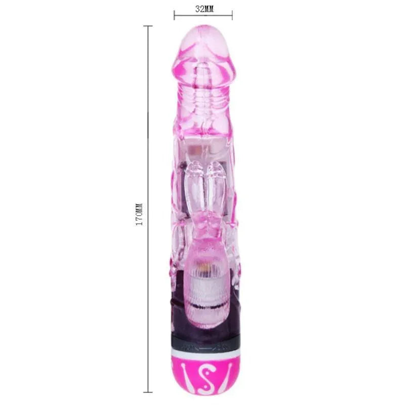 Baile – Vibrateurs de Multivitesses avec Lapin Lilas