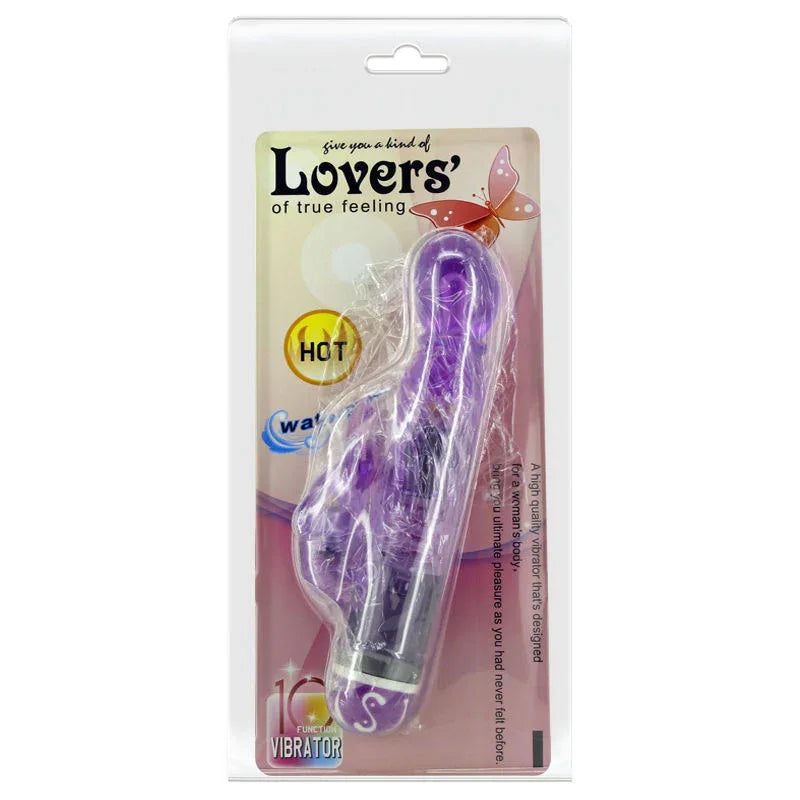 Baile – Vibrateur Vitesses Multiples avec Stimulateur Lilas