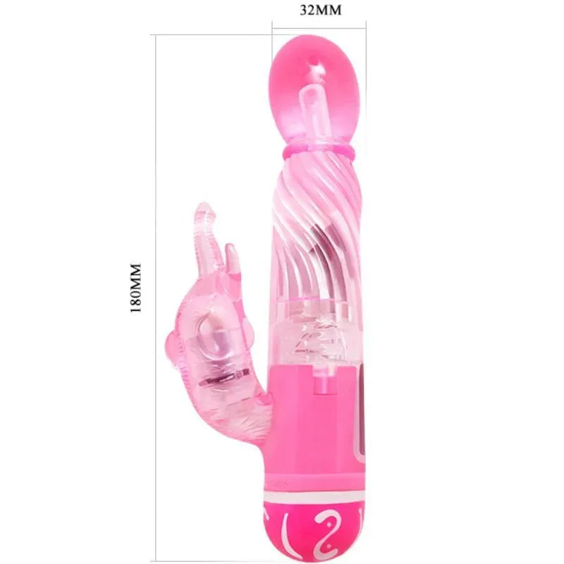Baile – Vibrateur Vitesses Multiples avec Stimulateur Lilas