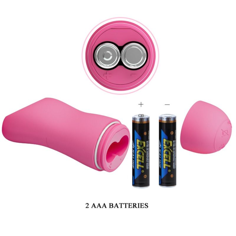 BAILE - ROMANTIC WAVES PIZZAS CON VIBRACIÓN Y ELECTROSHOCK FUCSIA