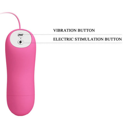 BAILE - ROMANTIC WAVES PIZZAS CON VIBRACIÓN Y ELECTROSHOCK FUCSIA