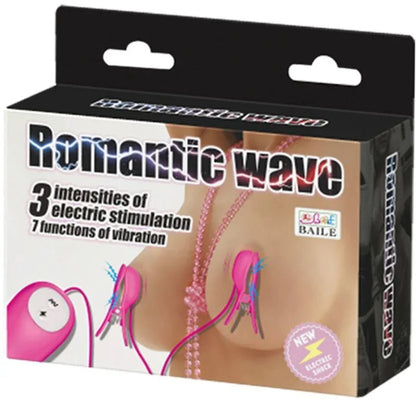 Baile – Pizzas Ondes Romantiques avec Vibration et Électrochoc Fuchsia