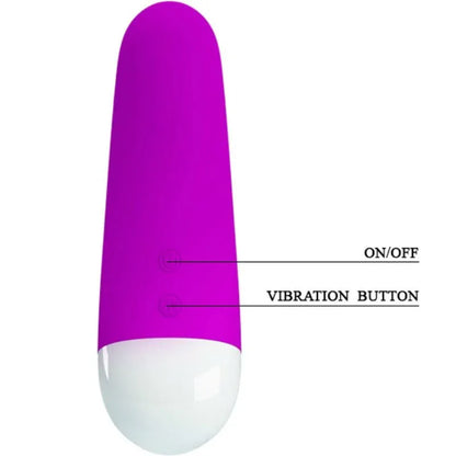 Pretty Love – Mini Vibrateur Luther 30 Modes de Vibration