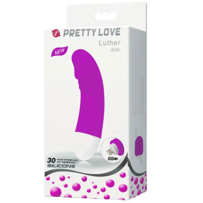 Pretty Love – Mini Vibrateur Luther 30 Modes de Vibration