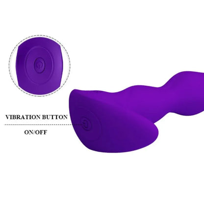 Pretty Love – Massager Anal 12 Modes de Vibration Lilas