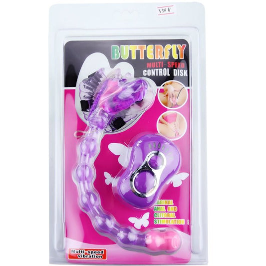 BAILE - PULSERA DE MARIPOSA EN LILA
