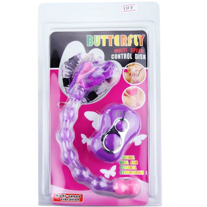 BAILE - PULSERA DE MARIPOSA EN LILA