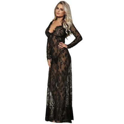 SUBBLIME - DRESSES ROBE LONGUE  MANCHES LONGUES L / XL