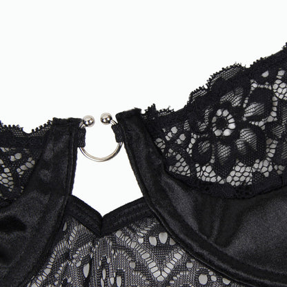 SUBBLIME - CORSÉ CORSÉ Y CINTURÓN NEGRO L/XL