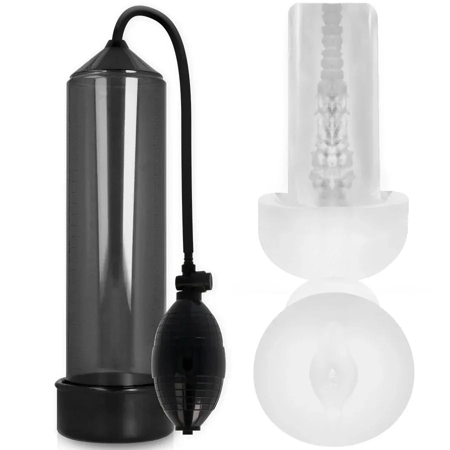 Pump Addicted – Rx3 Noir avec Manchon de Plaisance