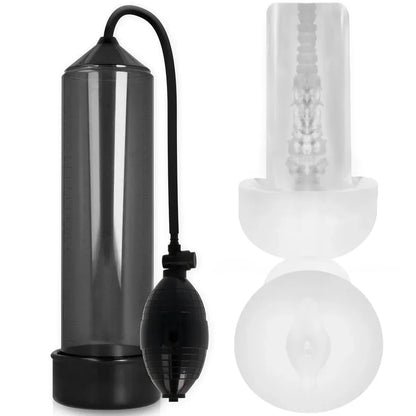 Pump Addicted – Rx3 Noir avec Manchon de Plaisance