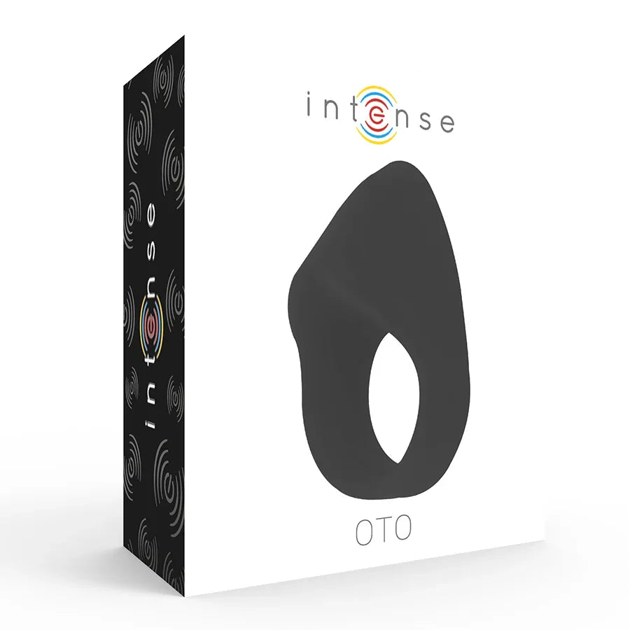 Intense – Anneau Vibrateur Rechargeable Noir Oto