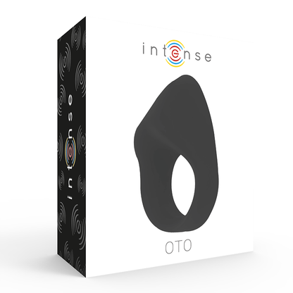 INTENSE - ANILLO VIBRADOR NEGRO RECARGABLE OTO