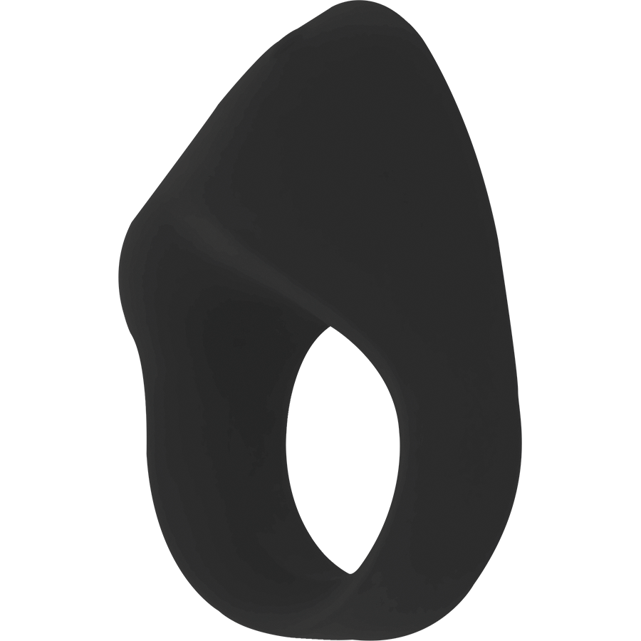 INTENSE - ANILLO VIBRADOR NEGRO RECARGABLE OTO