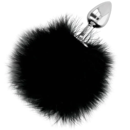 Darkness – Bouchon Extra Anal avec Queue Noir 7 cm