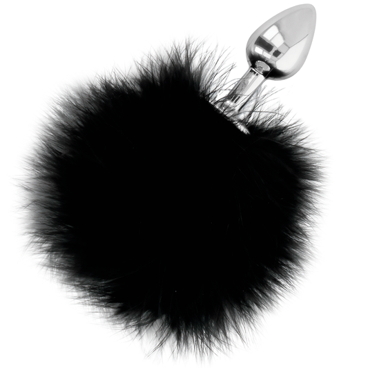 DARKNESS - PLUG ANAL EXTRA CON COLA NEGRA 7 CM