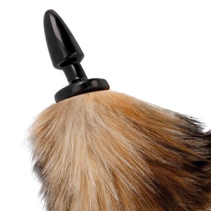 DARKNESS - QUEUE NATURELLE AVEC ANAL PLUG IN SILICONE 10 CM