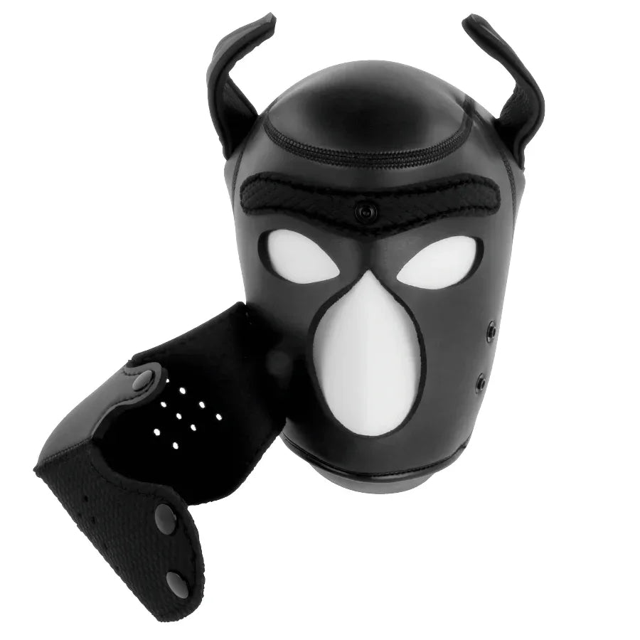 Darkness – Masque pour Chien en Néoprène avec Museau Amovible M