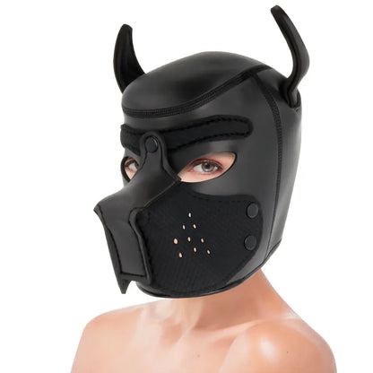 Darkness – Masque pour Chien en Néoprène avec Museau Amovible M