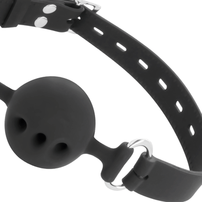 DARKNESS - BTON IN RESPIRANT NOIR SILICONE