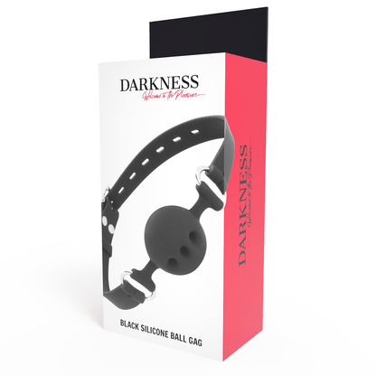DARKNESS - BTON IN RESPIRANT NOIR SILICONE