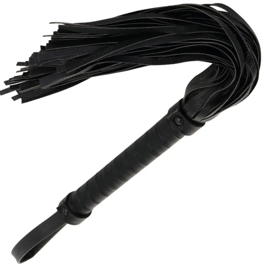 Darkness – Fouet de Bondage Noir 42Cm Cuir