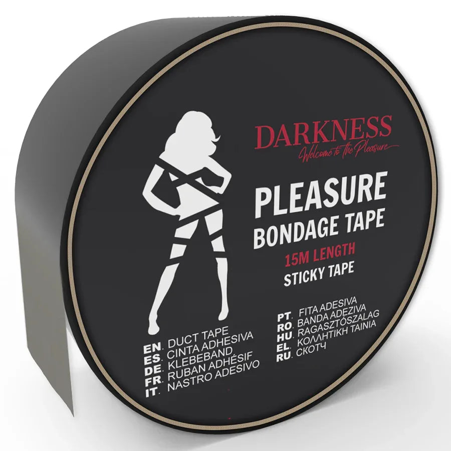 Darkness – Ruban Adhésif Bondage Noir 15M