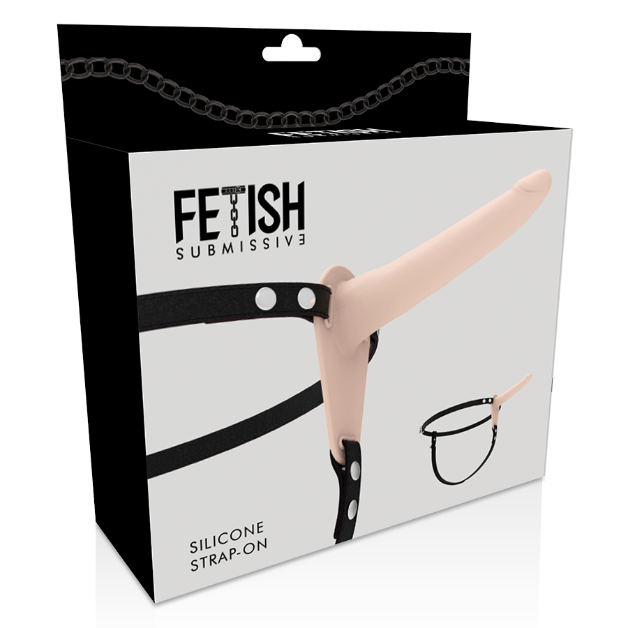 ARNÉS FETICHE SUMMISSIVE - SILICONA CARNE 15 CM