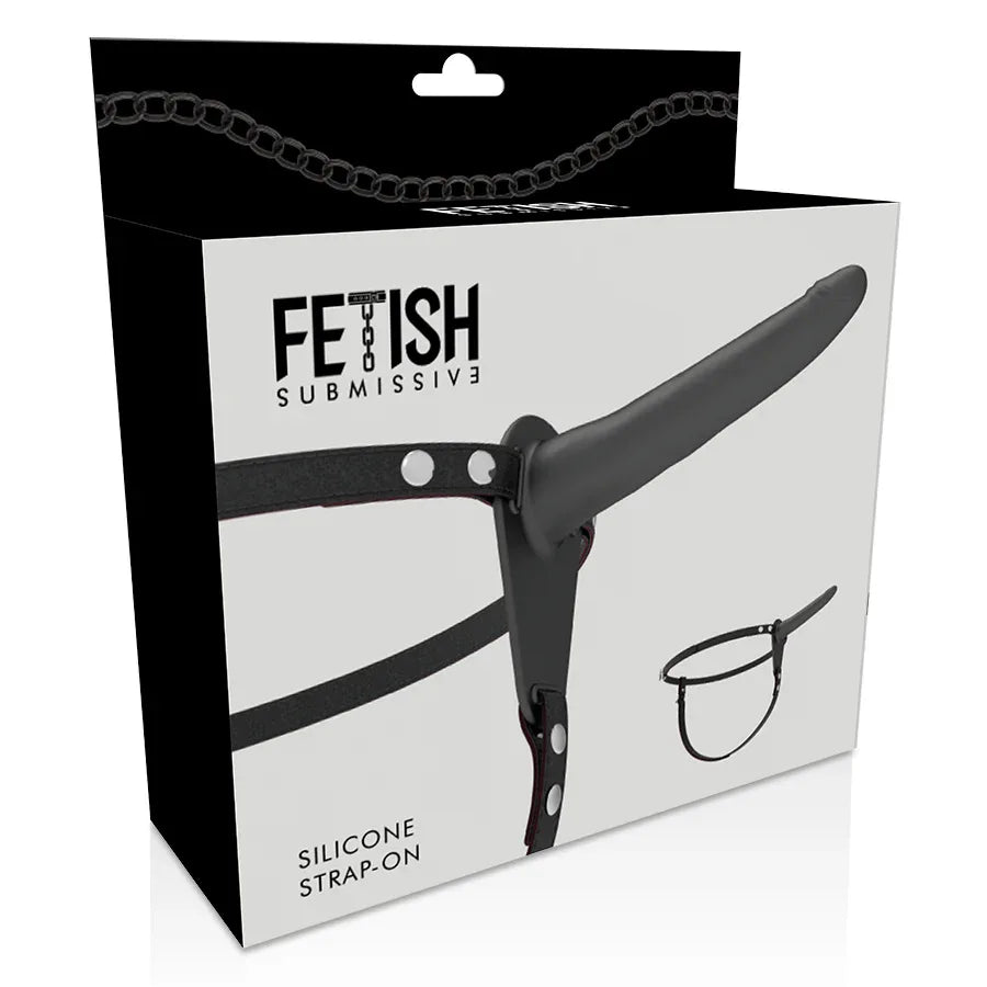 Fetish Submissive Harness – Silicone Noir 15 cm