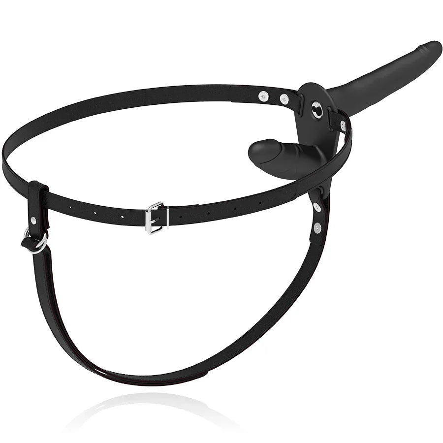 Fetish Submissive Harness – Vibrateur Noir Double Pénétration