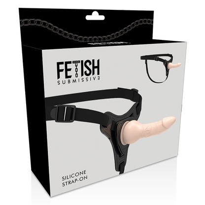 ARNÉS FETICHE SUMMISSIVE - SILICONA REALISTA CARNE 16CM