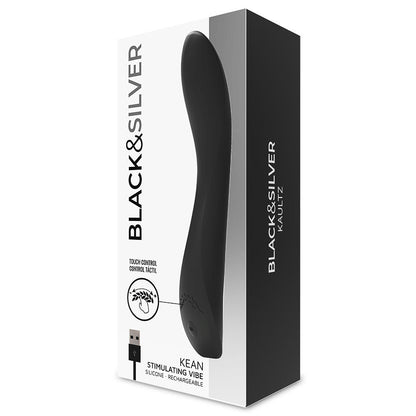 Commande tactile du vibrateur kean – Black & Silver