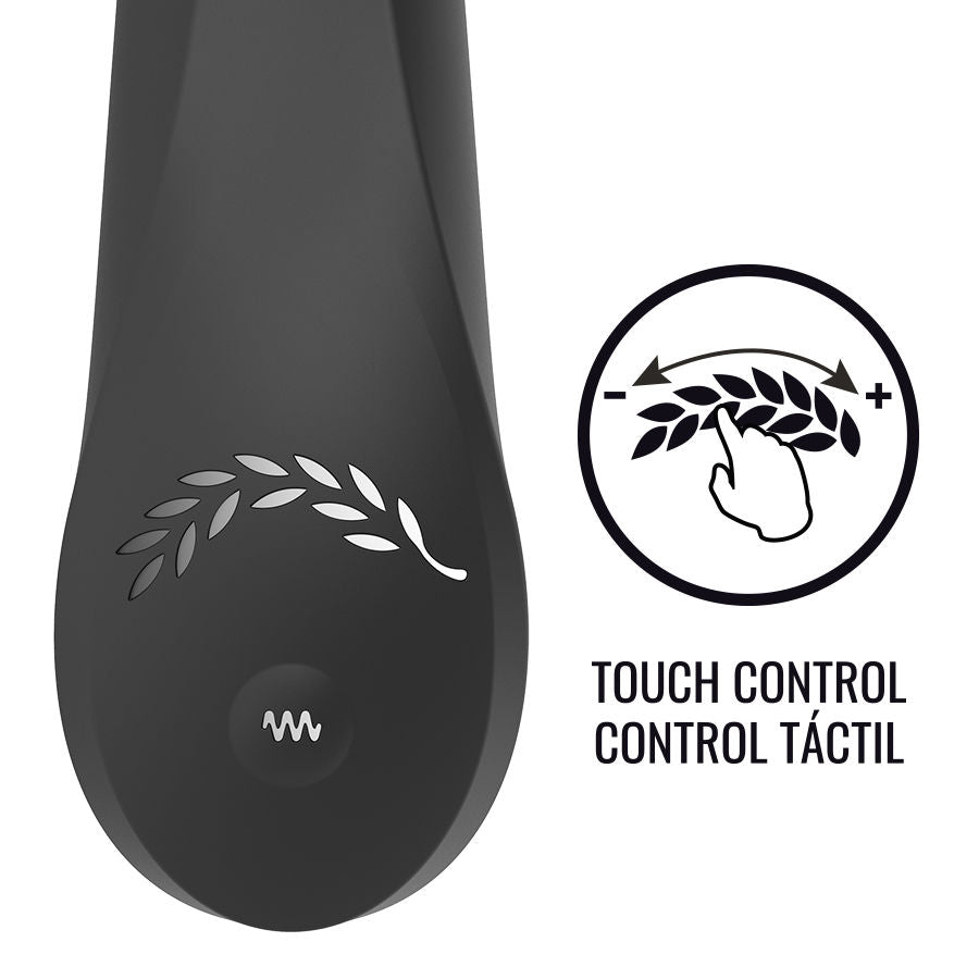 Commande tactile du vibrateur kean – Black & Silver