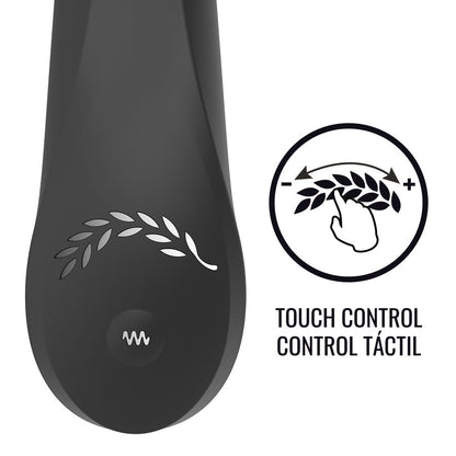 Commande tactile du vibrateur kean – Black & Silver