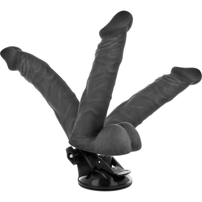 BASECOCK - VIBRATEUR ARTICULABLE TÉLÉCOMMANDE NOIR 20 CM -O- 4.5 CM