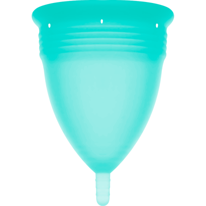 STERCUP - COUPE MENSTRUELLE EN SILICONE FDA AIGUE-MARINE - TAILLE L