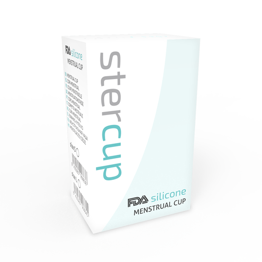 STERCUP - MENSTRUELLE COUPE IN SILICONE FDA AIGUE-MARINE - TAILLE S