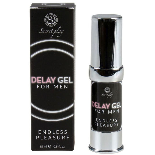 SECRETPLAY - GEL RETARDANTE DEL PLACER SIN FIN PARA HOMBRES 15 ML