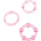 SIETE CREACIONES - SET DE TRES ANILLOS PARA EL PENE ROSAS