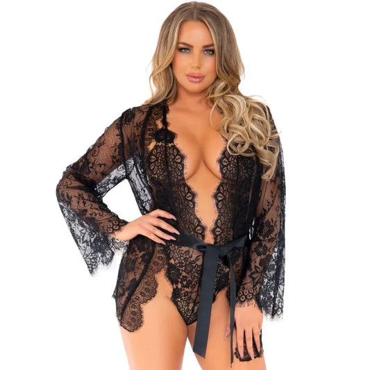 Leg Avenue – Ensemble Teddy et Peignoir M