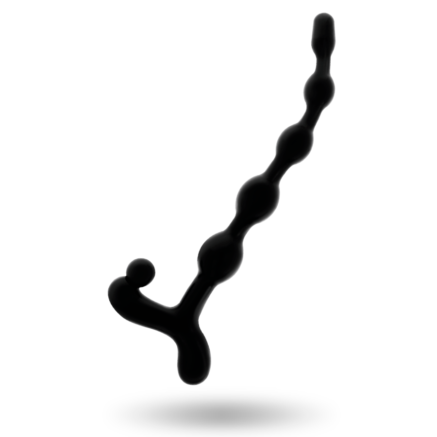 JUGUETES ADICTO - BOLAS ANALES 22 CM NEGRAS