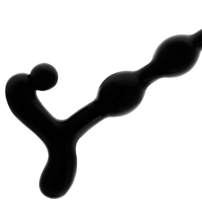 JUGUETES ADICTO - BOLAS ANALES 22 CM NEGRAS