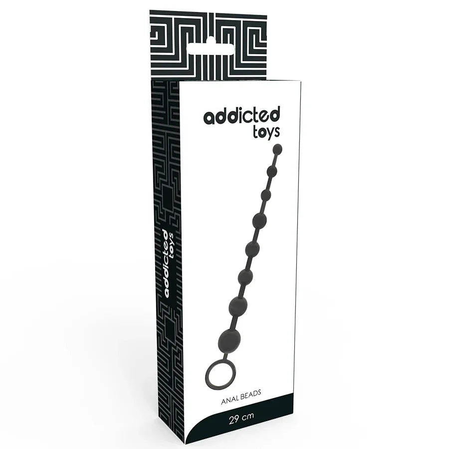 Addicted Toys – Billes Anal 29 cm Noir