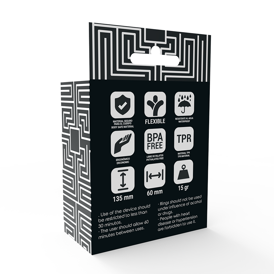 JUGUETES ADICTOS - SET DE ANILLOS PARA EL PENE TRANSPARENTES